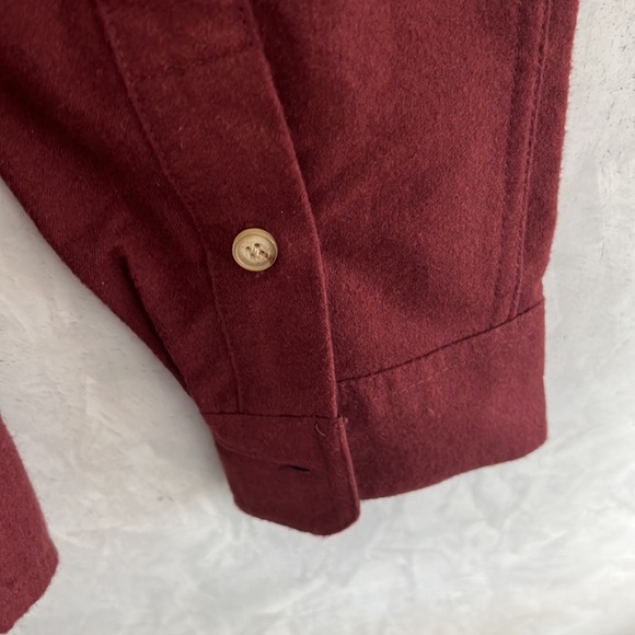 Mens Joe’s Jeans Flannel Button Down along Sleeves Shirt Size S NWT - Picture 6 of 8